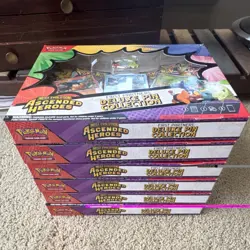 Pokemon Ascended Heroes Deluxe Pin Collection 6 Box Lot - Image 1