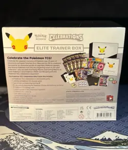 Pokemon TCG Celebrations Elite Trainer Box New & Sealed with Acrylic Case - Image 4