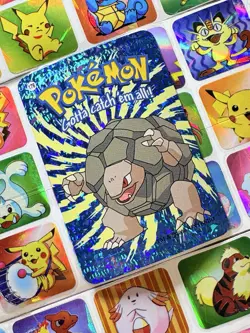 Pokemon 151 Vintage Pocket Monsters Vending HOLO Prism Sticker 2000 Nintendo - Image 1