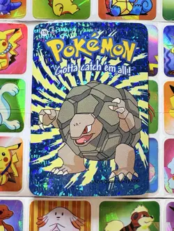 Pokemon 151 Vintage Pocket Monsters Vending HOLO Prism Sticker 2000 Nintendo - Image 2