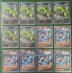 Tyranitar V 097/163 Holo V Rare Battle Styles Lucario V 078/189 Lot Of 12 - Image 1