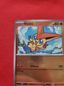 Pokemon: Victini #012/086 Poke Ball Pattern Sv: Black Bolt Holo - NM (1 Card) - Image 3