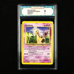 TQG 9 Mint 2000 Pokemon ENG Girafarig #58/111 C - Image 1