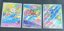 Pokemon TCG First Partner Illustration Collection Alola: Rowlet, Litten, Popplio - Image 1