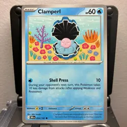 Clamperl - 054/182 - Pokemon Destined Rivals 2025 - Common Card NM - Image 1