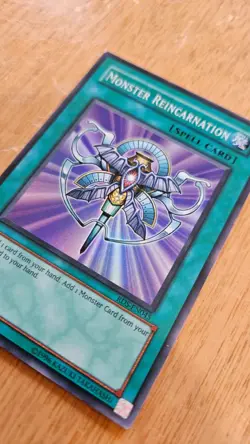 LP Monster Reincarnation RDS-EN045 Super Rare YuGiOh - Image 1