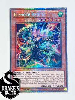 Yugioh - Elfnote Regina (2) - Starlight Rare - BLZD-EN014 - 1st Edition IN HAND - Image 1