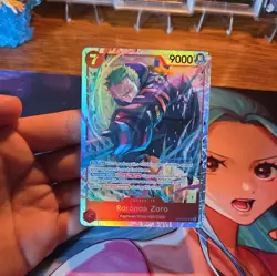 One Piece TCG Roronoa Zoro SR Foil OP15/EB04 English NM 💎 - Image 4
