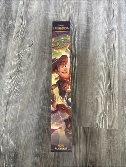 Disney Exclusive! Lorcana Wilds Unknown Toy Story Limited Foil Play Mat. IN HAND - Image 1
