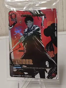 Union Arena TCG Winner Card Chihiro Rokuhira UEPR/KGR-1-056 Foil Sealed English - Image 2