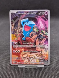 Pokemon Card Team Rocket’s Wobbuffet SVP 203 Destined Rivals *New* - Image 1
