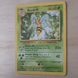 BEEDRILL 17/102 POKEMON CARD (BASE SET) - Image 4