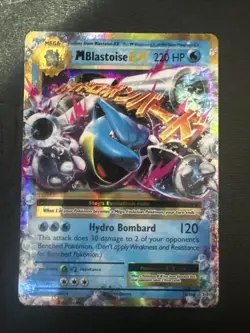Pokemon Mega M Blastoise EX Holo Card 22/108 XY-Evolutions Ultra Rare - Image 1