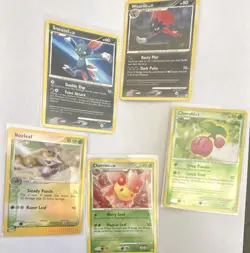 Nintendo Pokemon TCG 5-Card Lot Sneasel Weavile Cherubi Cherrim Nuzleaf 2009 - Image 1