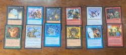Magic Mtg 12 German Weatherlight cards Orcs, Goblins, Abduction near mint - Image 1