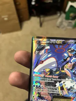 Pokemon Team Aqua's Kyogre EX Ultra Rare Holo Full Art Card 6/34 Double Crisis - Image 4