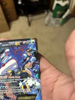 Pokemon Team Aqua's Kyogre EX Ultra Rare Holo Full Art Card 6/34 Double Crisis - Image 5