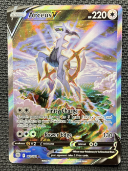 Arceus V Alt Art Brilliant Stars 166/172 Pokemon Card FA SWSH 2022 - Image 1