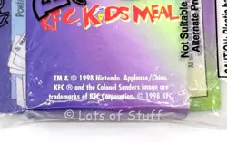 KFC Kids Meal Pokemon Trading Card Game Mini Cards 1998 Nintendo New Sealed - Image 3
