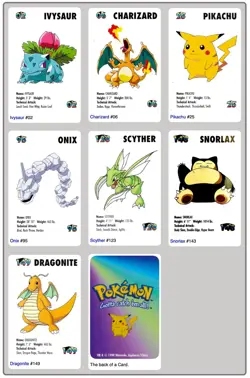 KFC Kids Meal Pokemon Trading Card Game Mini Cards 1998 Nintendo New Sealed - Image 4