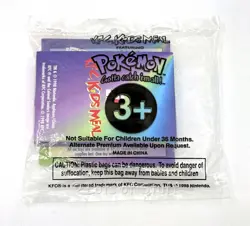 KFC Kids Meal Pokemon Trading Card Game Mini Cards 1998 Nintendo New Sealed - Image 5