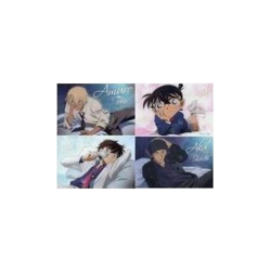“Detective Conan” Character Card Complete Set of 4 Sleep Series PVC Cards Used - Image 1