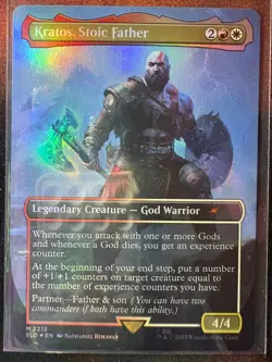Kratos, Stoic Father Secret Lair Drop Foil - Image 1