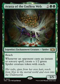 MTG Arasta of the Endless Web ** Tarkir: Dragonstorm Commander ** English - Image 1