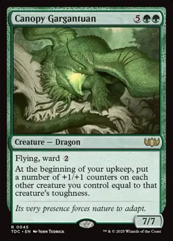 MTG Canopy Gargantuan ** Tarkir: Dragonstorm Commander ** English - Image 1