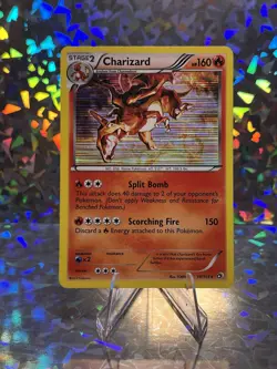Charizard 19/113 Holo Pokemon Card Legendary Treasures Holo MP - Image 1