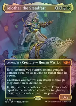 MTG Felothar the Steadfast Borderless Foil ** tdc ** En - Image 1