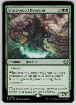 Shriekwood Devourer R Commander: Duskmourn: House of Horror 35 NM - Image 1