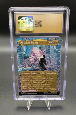 Magic MTG Gwen Stacy (0209) (Borderless) Spider-Man Non-Foil CGC Pristine 10 - Image 2