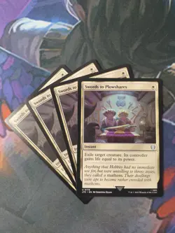 Swords to Plowshares x 4 | 7% Off 2+ | UB: LOTR | NM | MTG - Image 1