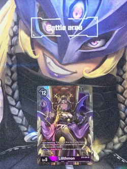 Digimon Card Game Lilithmon BT3-091 SR Foil - Image 1