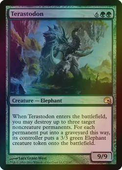 MTG Terastodon Foil ** Premium Deck Series: Graveborn ** English - Image 1