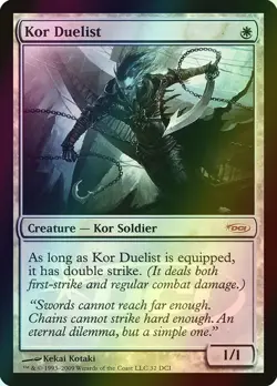 MTG Kor Duelist Foil ** DCI Promos ** English - Image 1