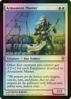 MTG Armament Master Foil ** Zendikar ** English - Image 1