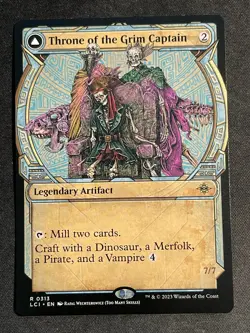 MTG Throne of the Grim Captain (Showcase), NM-Mint, (LCI #0313) Regular - Image 1