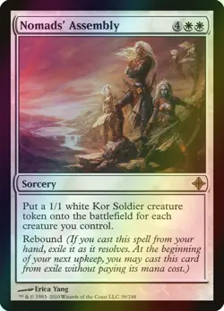 MTG Nomads' Assembly Foil ** Rise of the Eldrazi ** English - Image 1