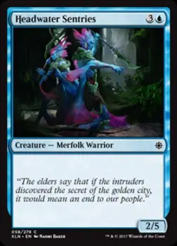 Headwater Sentries -Foil Near Mint MTG Ixalan - Image 1