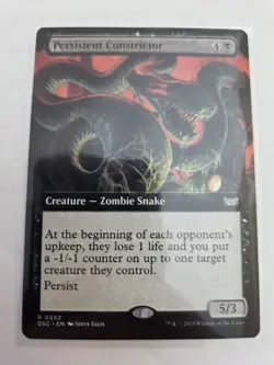 mtg, Persistent Constrictor (Extended Art) Duskmourn regular NM - Image 1
