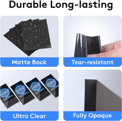 600ct MTG Card Sleeves Black Matte Card Sleeves Magic The Gathering TCG ... - Image 2