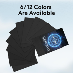 600ct MTG Card Sleeves Black Matte Card Sleeves Magic The Gathering TCG ... - Image 5