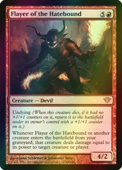 MTG Flayer of the Hatebound Foil ** Dark Ascension ** English - Image 1