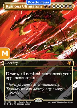 MTG Ruinous Ultimatum Special Guest Mythic Sorcery NM - Image 1
