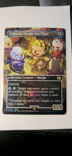 Stiltzkin, Moogle Merchant (Borderless) (Chocobo Track Foil) Final Fantasy Foil - Image 1