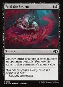 MTG Feed the Swarm ** Tarkir: Dragonstorm Commander ** English - Image 1
