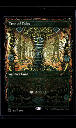 2021 MTG Magic The Gathering SLD Secret Lair Drop Borderless #304 Tree of Tales - Image 1