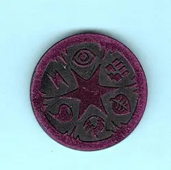 Pokemon - Munzen - Jetons - Coins - Chip - Energie - Lila - Image 1